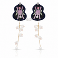 Vintage Embroidery Earrings| Heritage