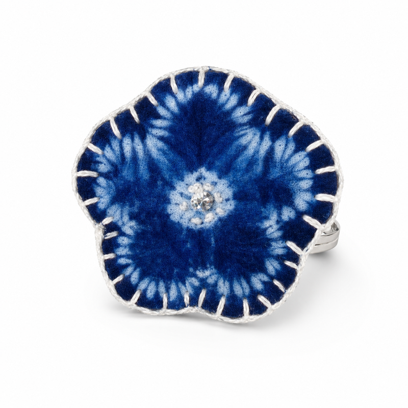 Indigo Batik Ring| Artisan Heritage