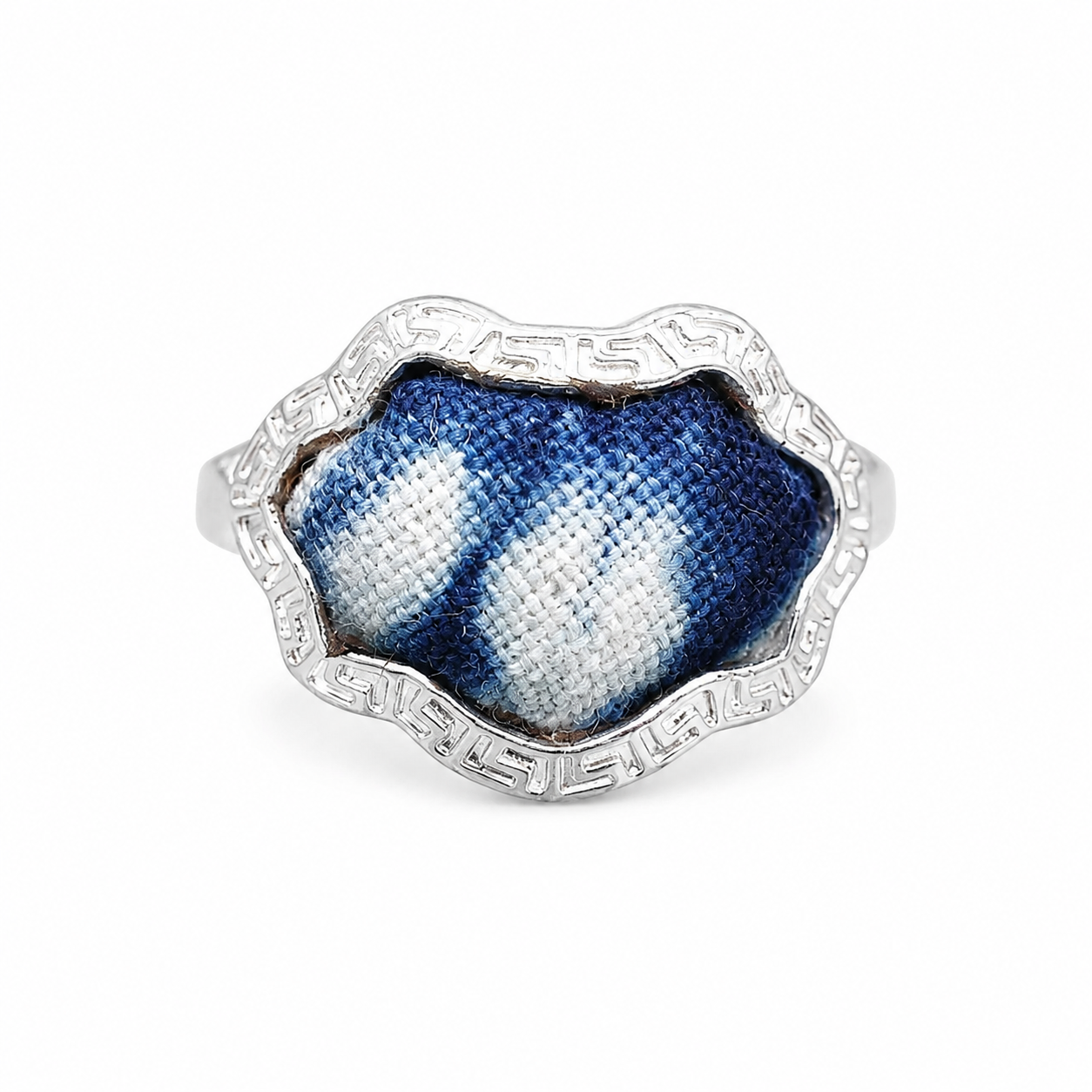 Vintage Embroidery & Indigo Ring | Heritage