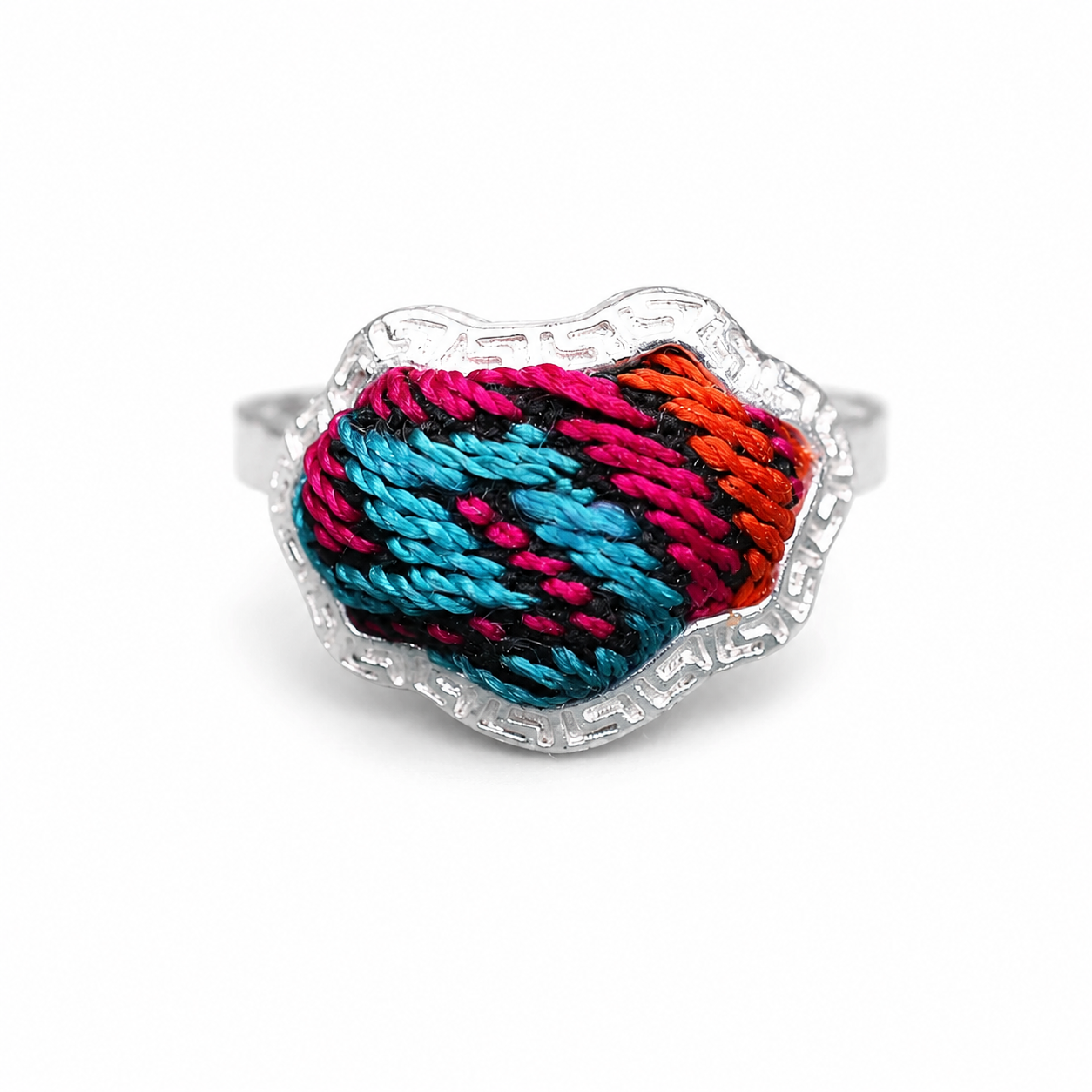 Vintage Embroidery & Indigo Ring | Heritage