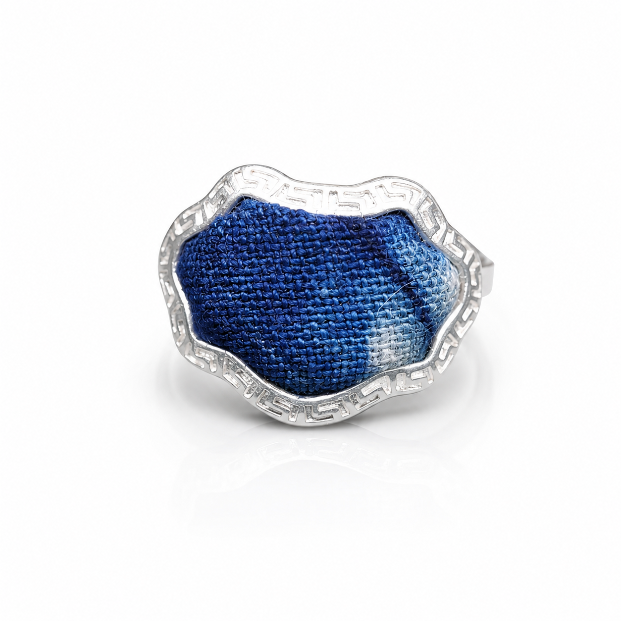 Vintage Embroidery & Indigo Ring | Heritage