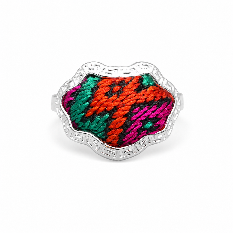 Vintage Embroidery & Indigo Ring | Heritage