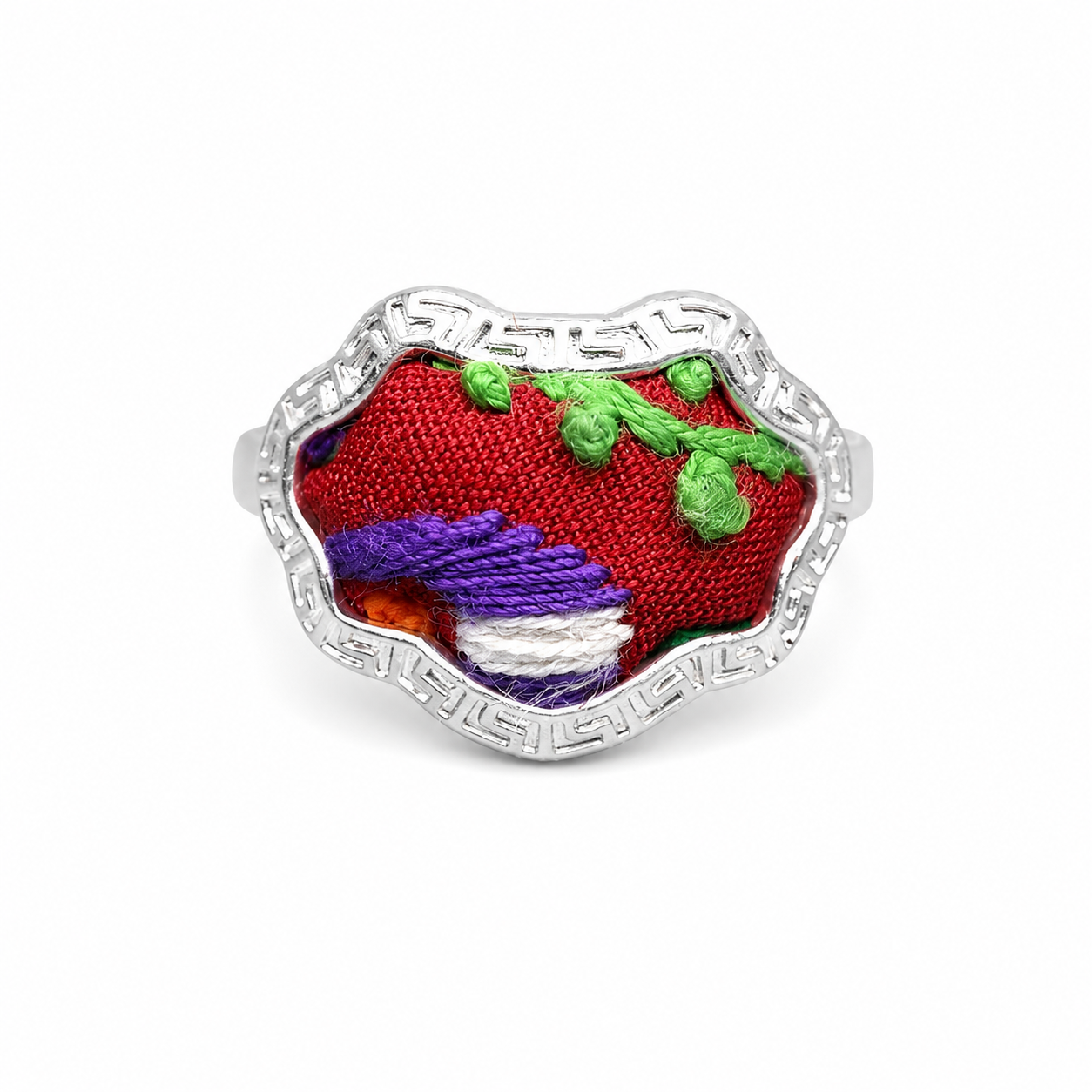 Vintage Embroidery & Indigo Ring | Heritage