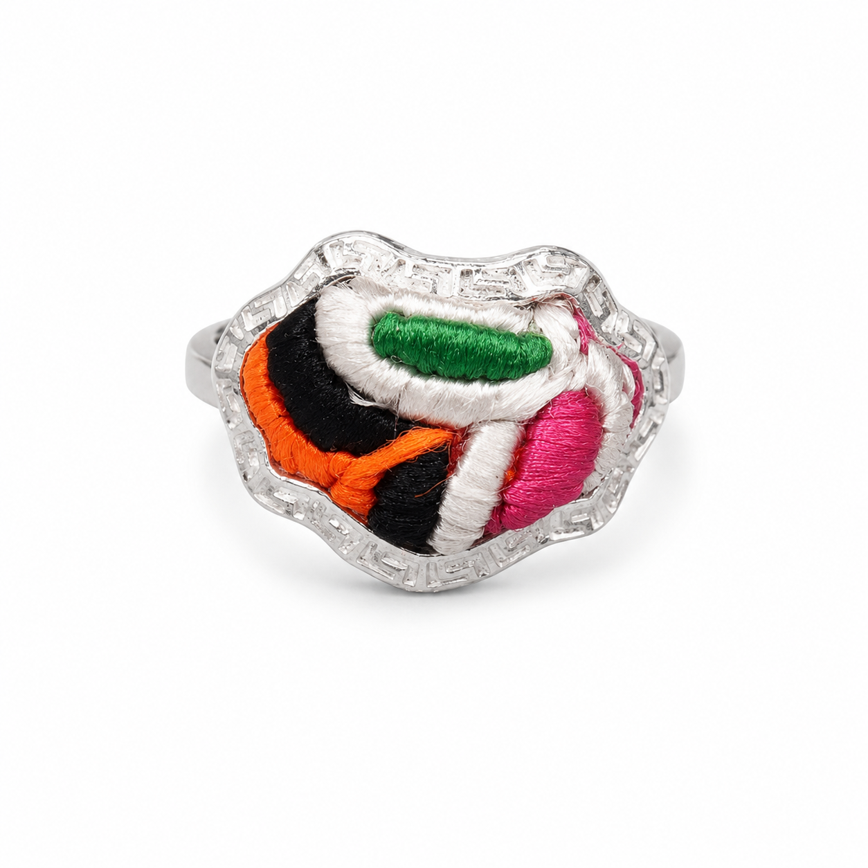 Vintage Embroidery & Indigo Ring | Heritage