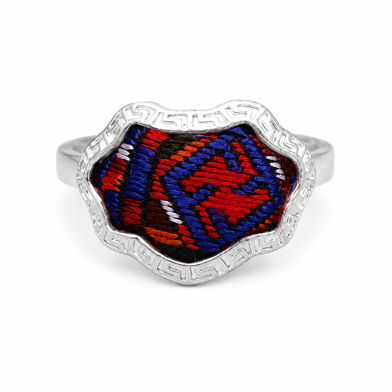 Vintage Embroidery & Indigo Ring | Heritage