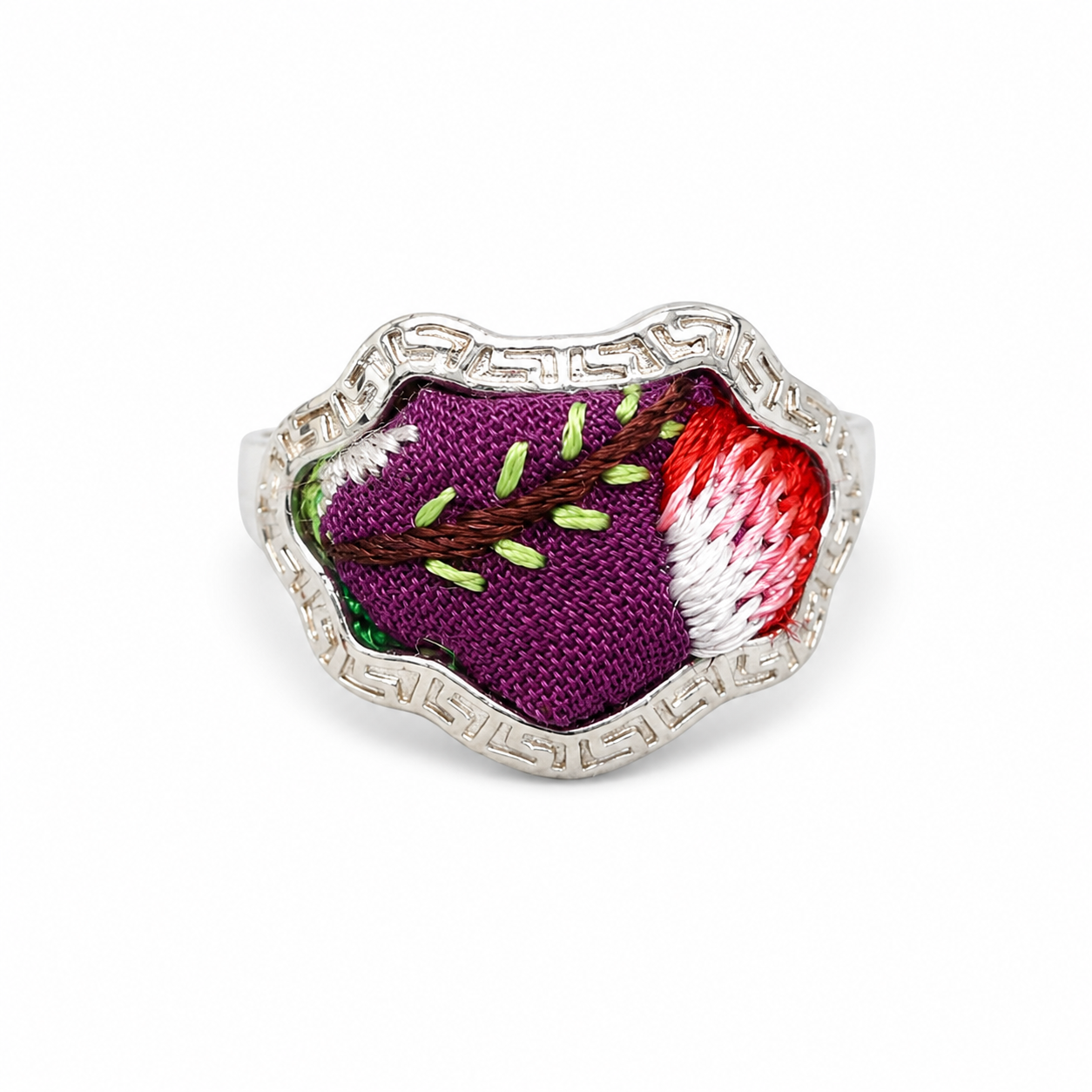 Vintage Embroidery & Indigo Ring | Heritage