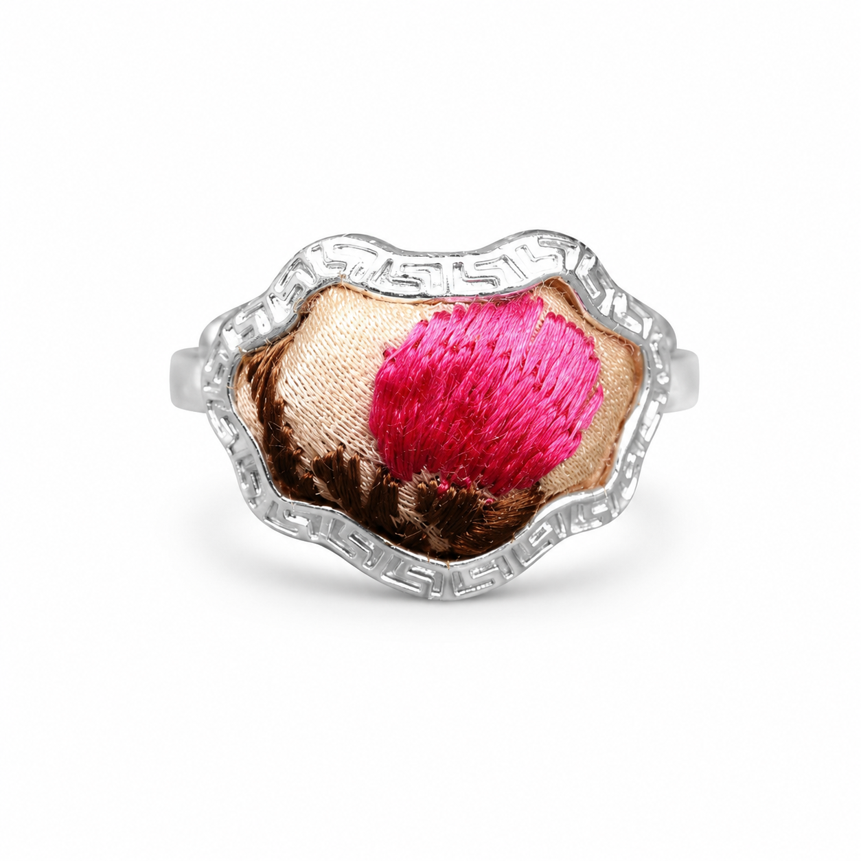 Vintage Embroidery & Indigo Ring | Heritage