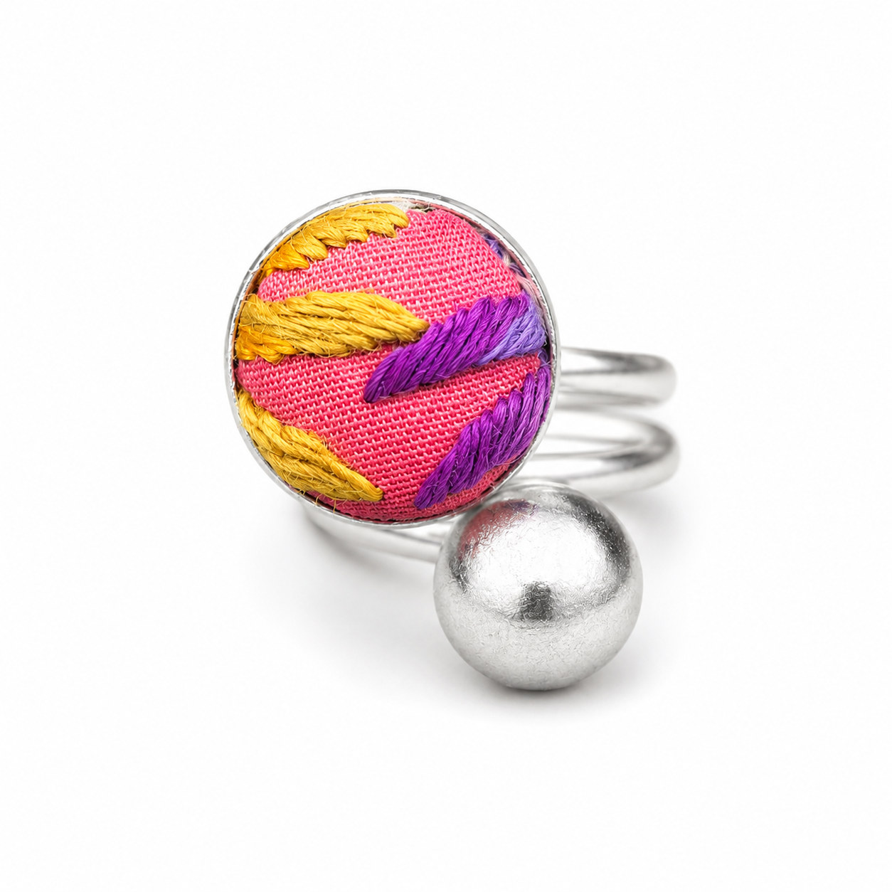 Vintage Embroidery & Indigo Ring | Heritage