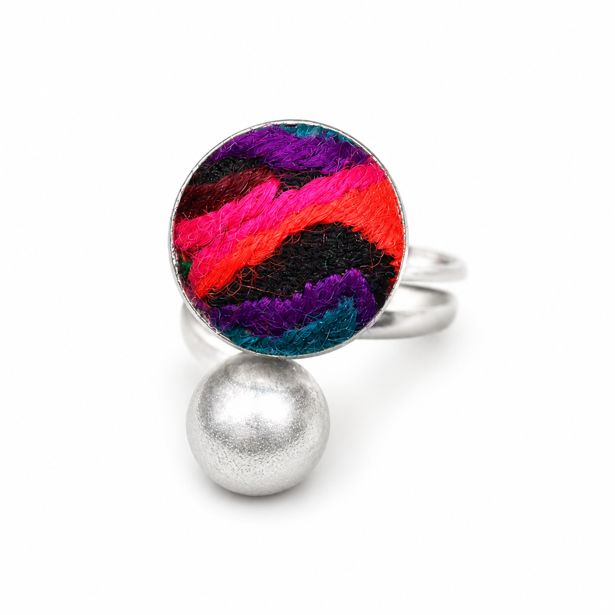 Vintage Embroidery & Indigo Ring | Heritage