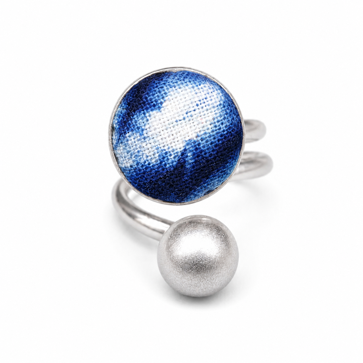 Vintage Embroidery & Indigo Ring | Heritage