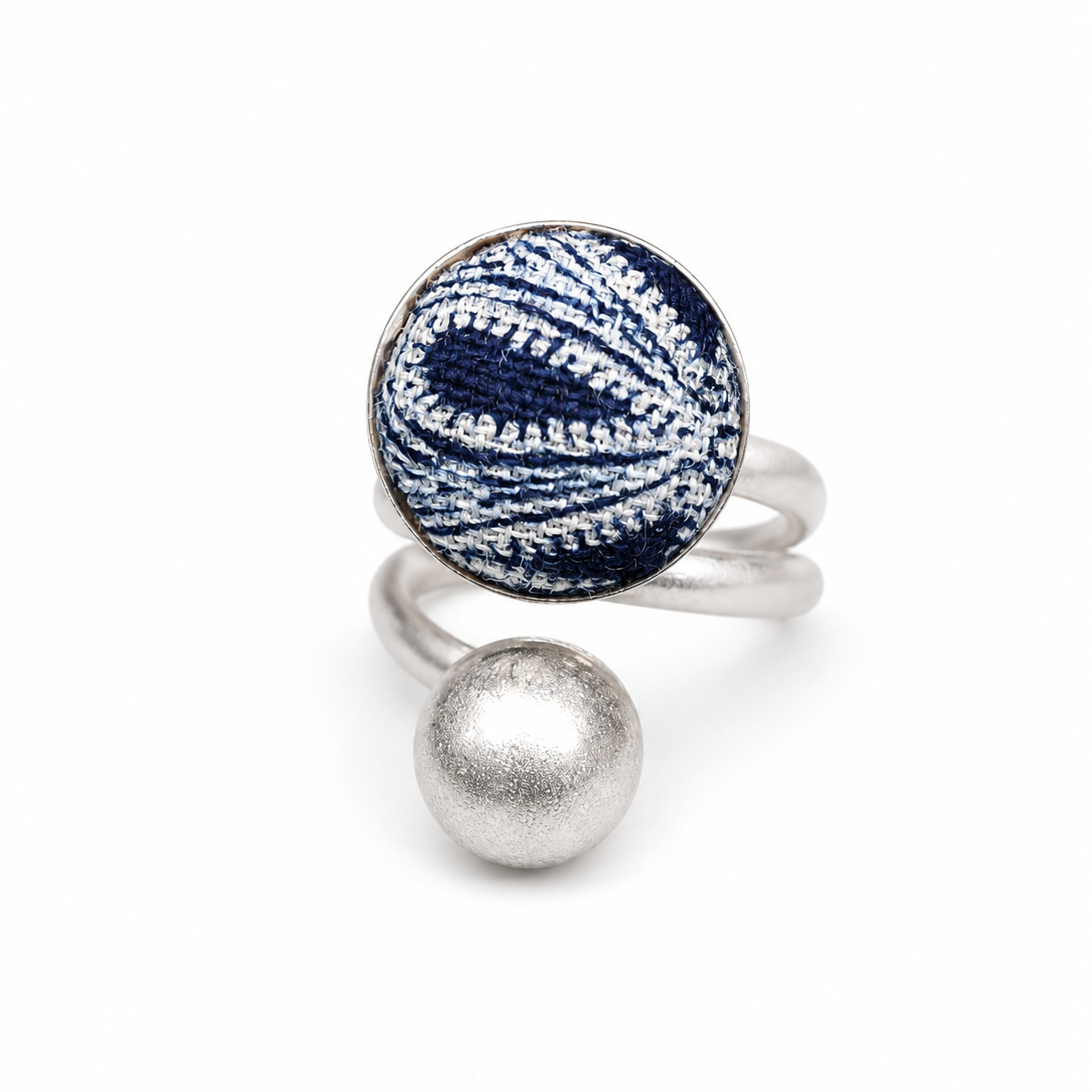 Vintage Embroidery & Indigo Ring | Heritage