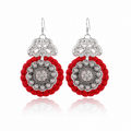 Miao Silver Earrings | Ethnic Heritage