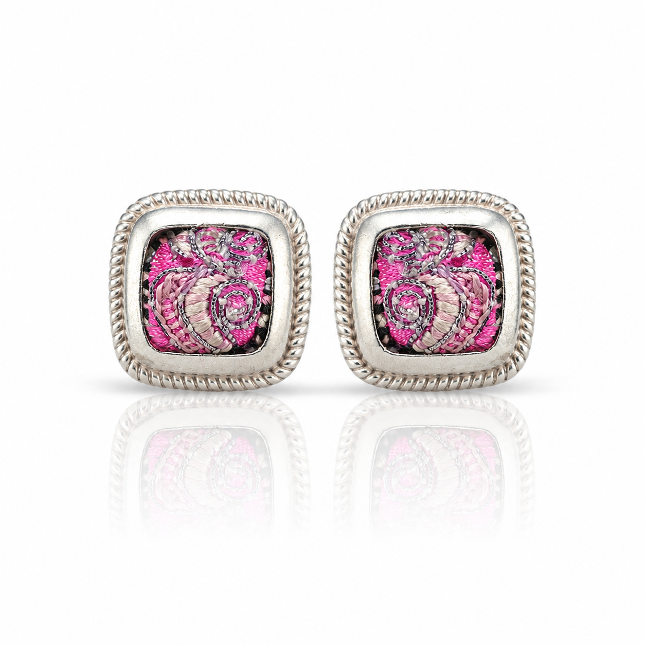 Vintage Embroidery Earrings | Heritage