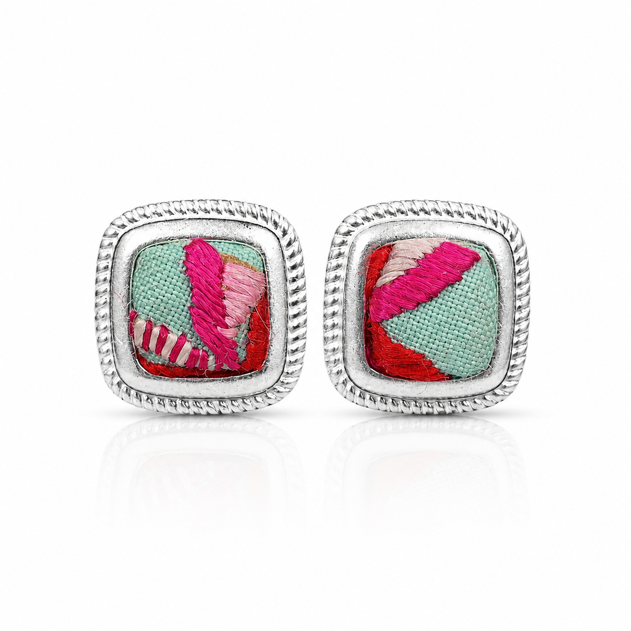 Vintage Embroidery Earrings | Heritage