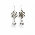 Miao Silver Earrings | Ethnic Heritage