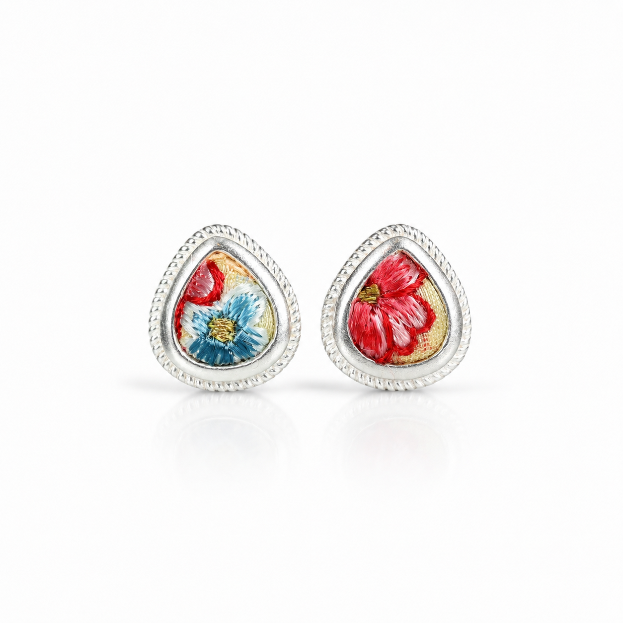 Vintage Embroidery Earrings  | Heritage