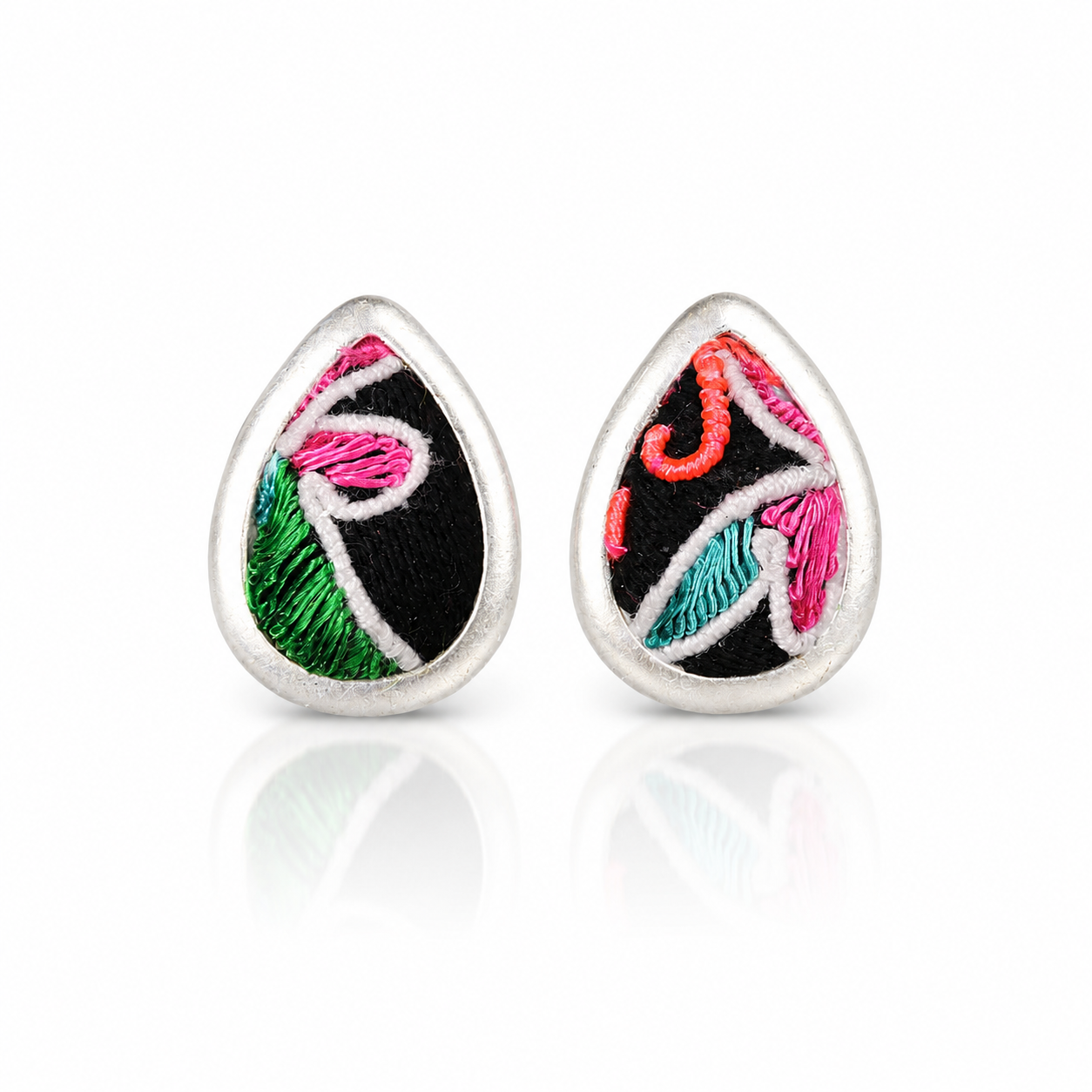 Vintage Embroidery Earrings  | Heritage