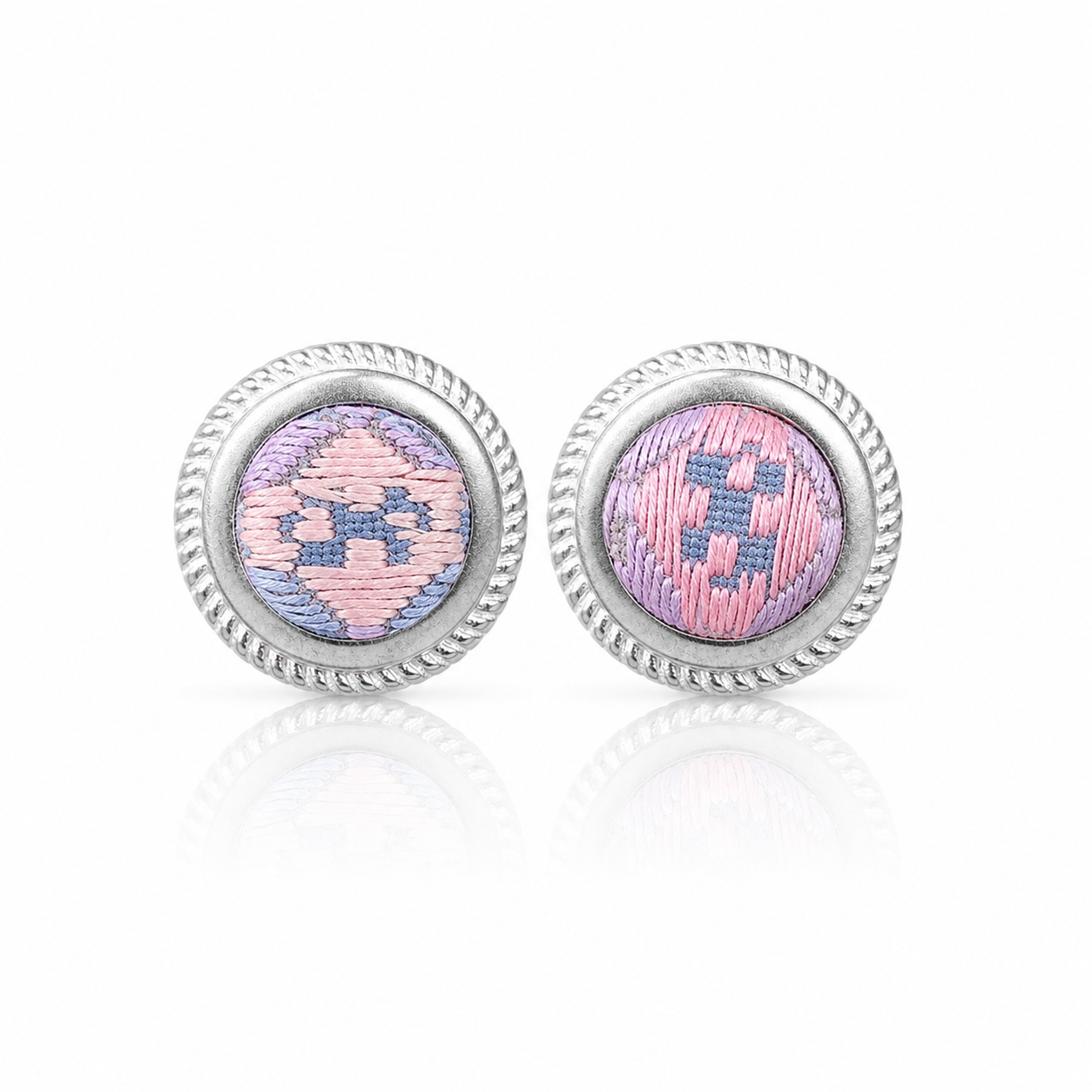 Vintage Embroidery Earrings | Heritage