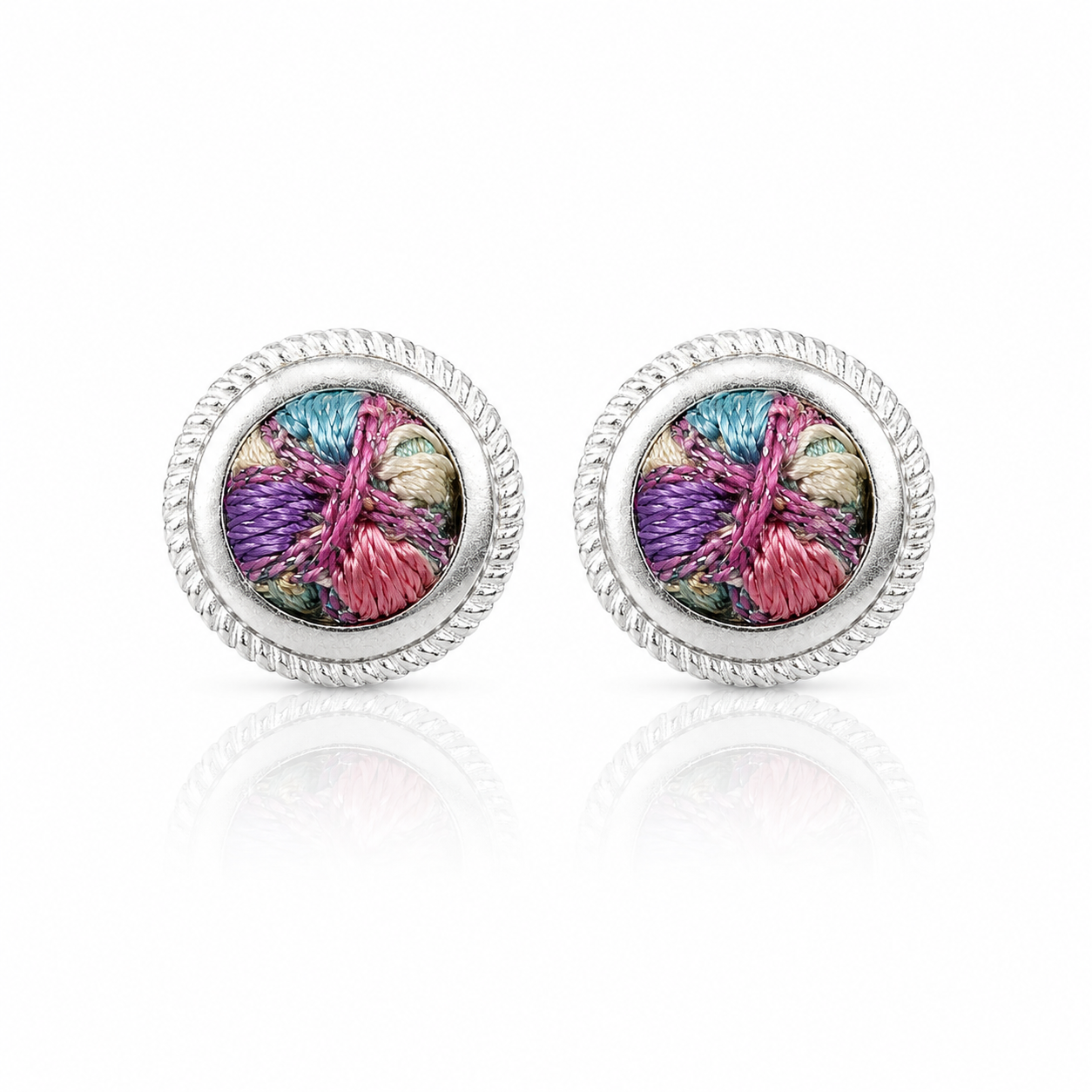 Vintage Embroidery Earrings | Heritage