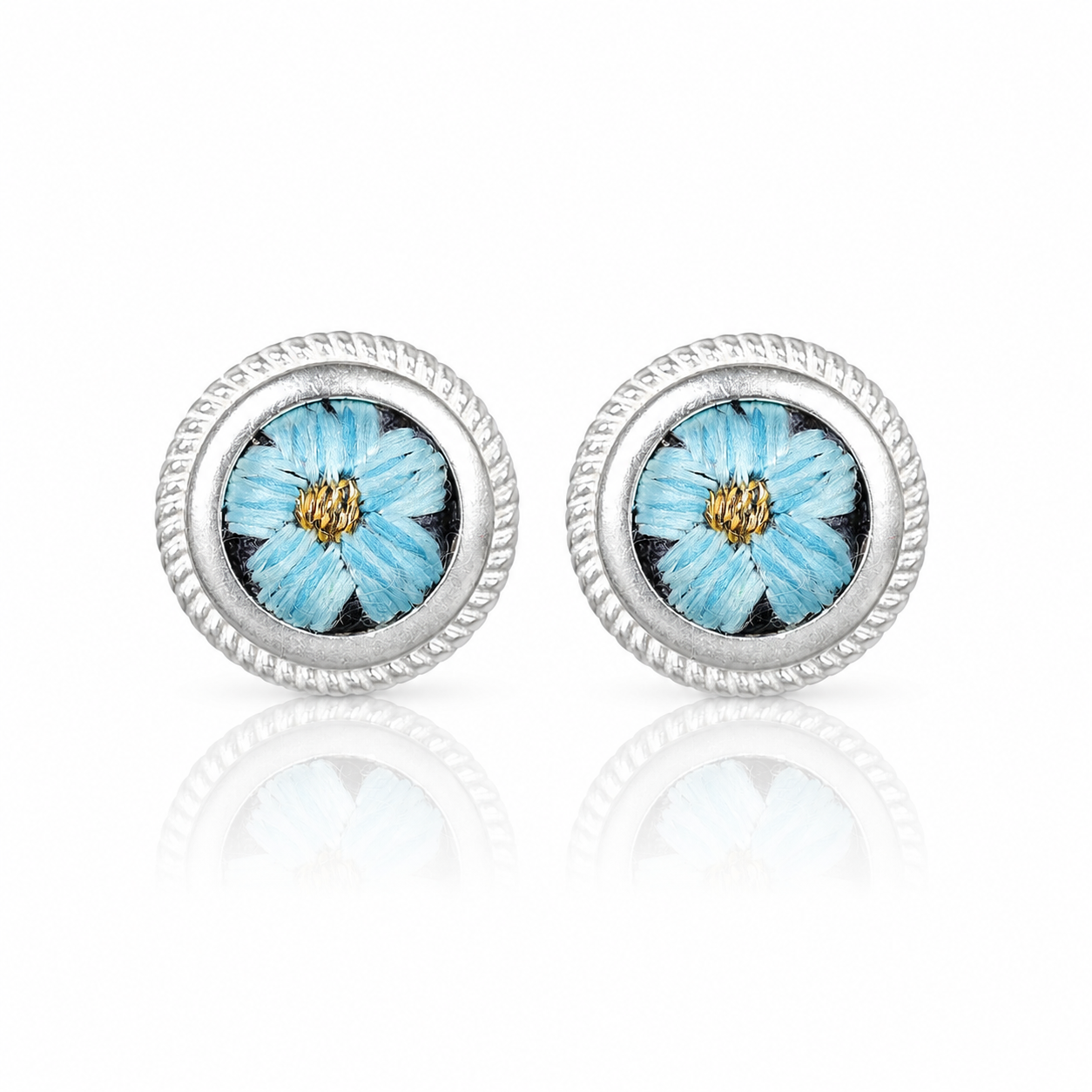 Vintage Embroidery Earrings | Heritage