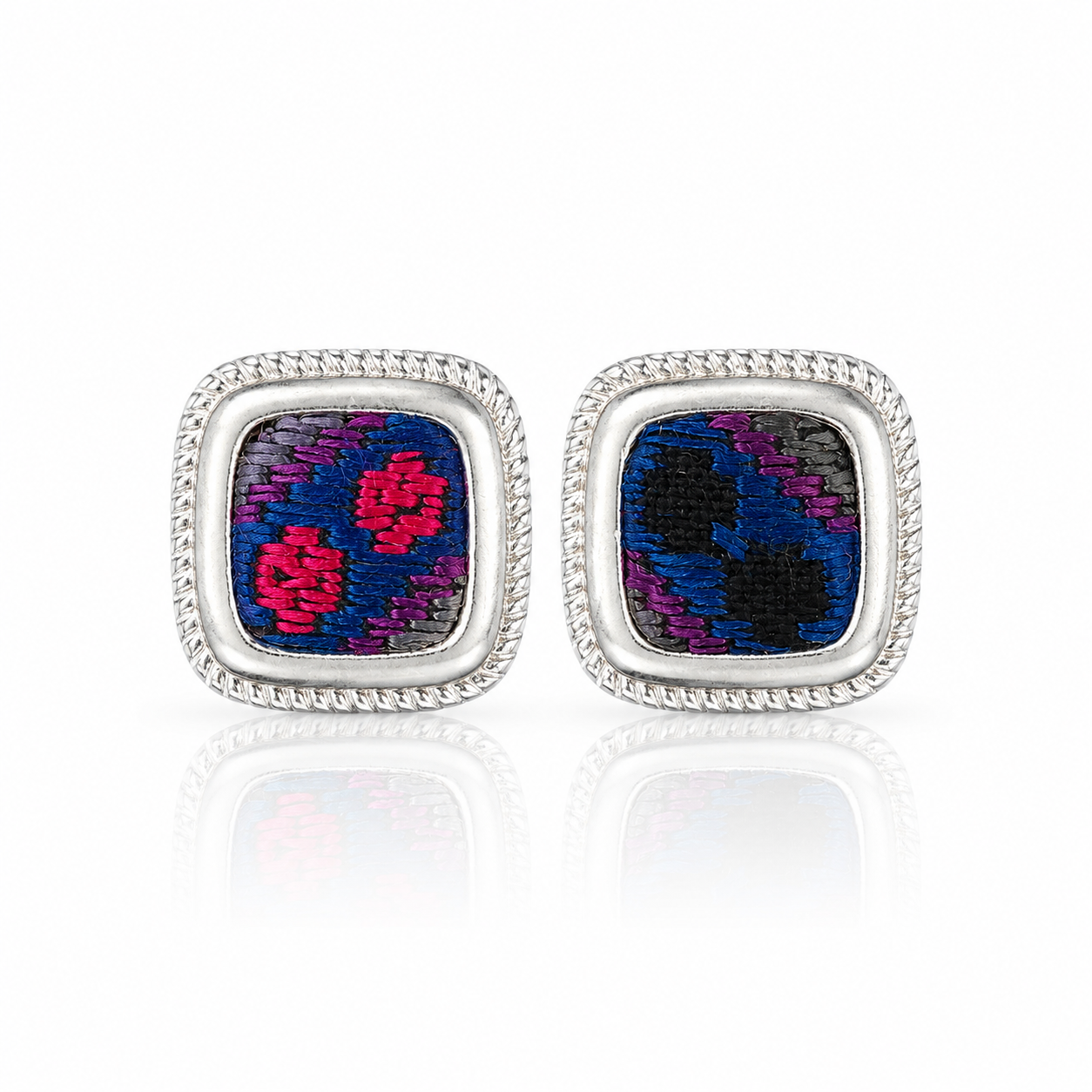 Vintage Embroidery Earrings | Heritage
