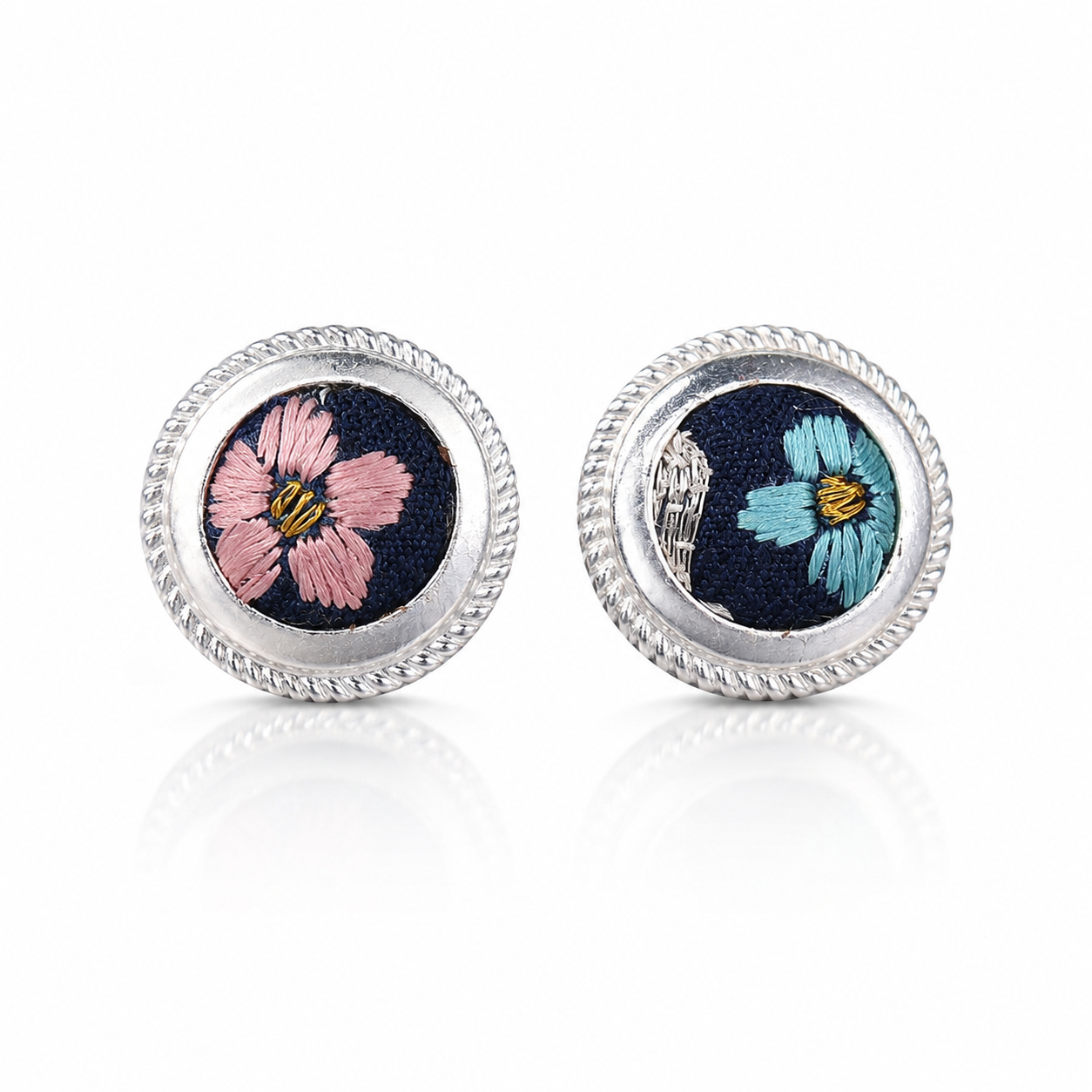 Vintage Embroidery Earrings | Heritage