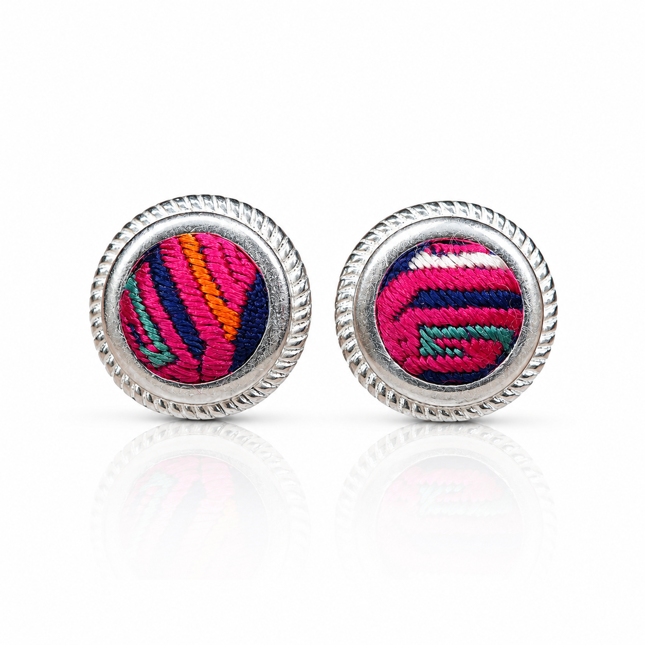 Vintage Embroidery Earrings | Heritage