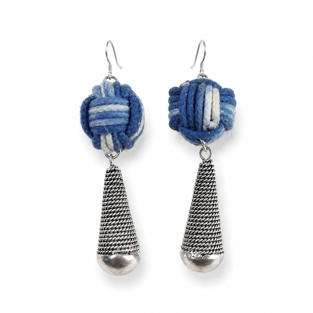 Miao Silver Earrings  | Ethnic Heritage