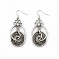 Miao Silver Earrings | Ethnic Heritage