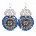 Miao Silver Earrings  | Ethnic Heritage