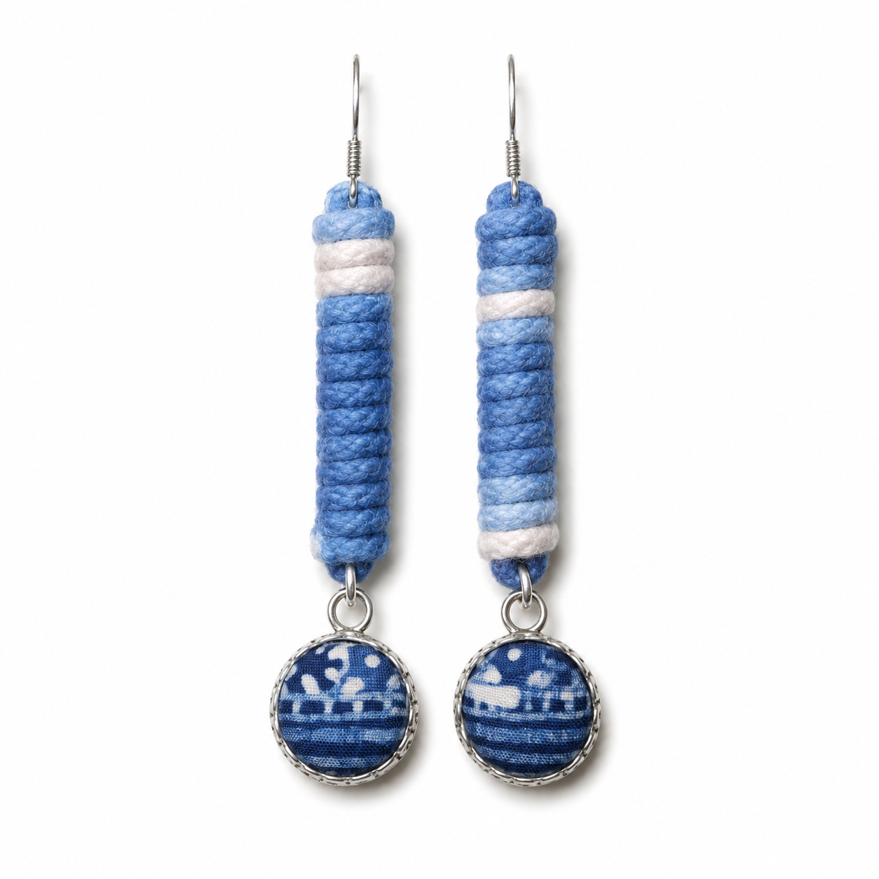 Miao Silver Earrings | Ethnic Heritage
