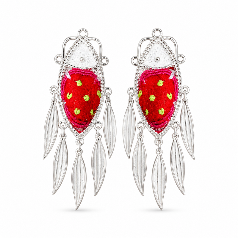 Vintage Embroidery Earrings | Heritage