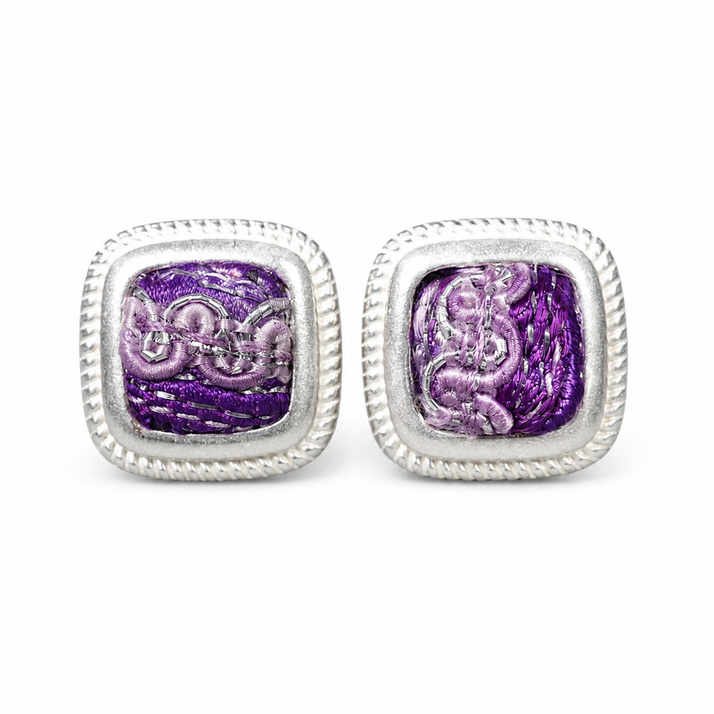 Vintage Embroidery Earrings | Heritage