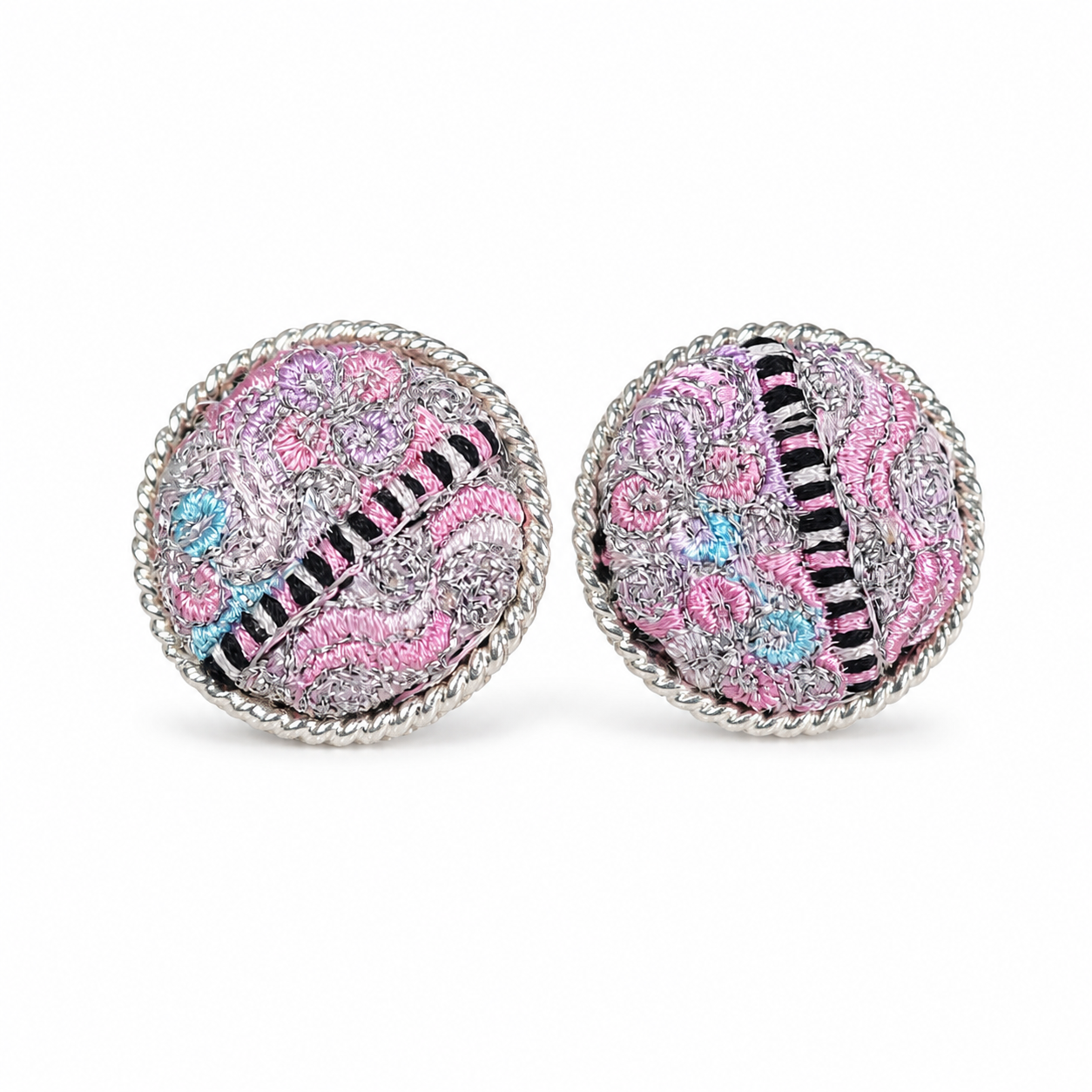 Vintage Embroidery Earrings | Heritage