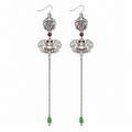 Miao Silver Earrings | Ethnic Heritage
