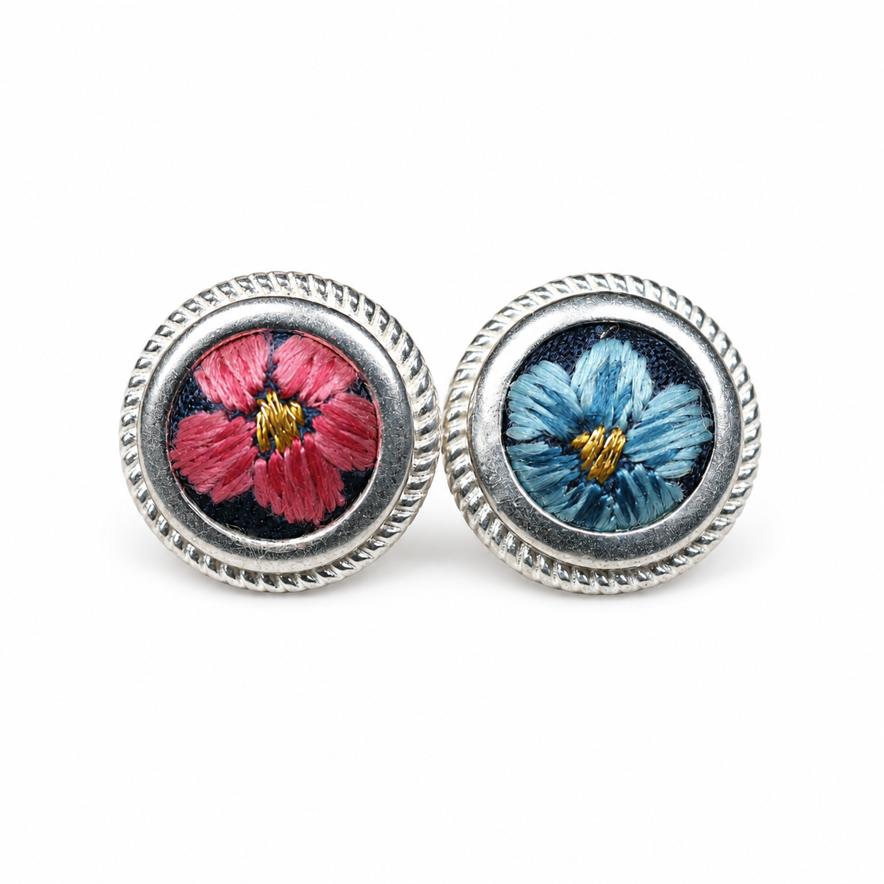 Vintage Embroidery Earrings | Heritage