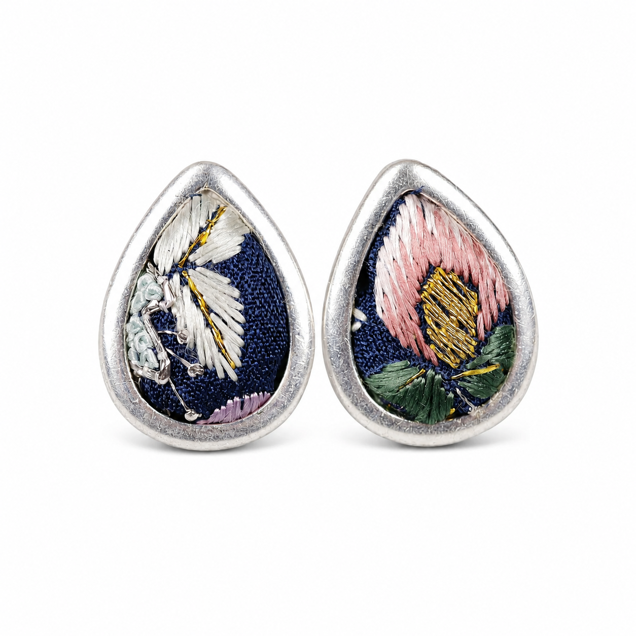 Vintage Embroidery Earrings  | Heritage