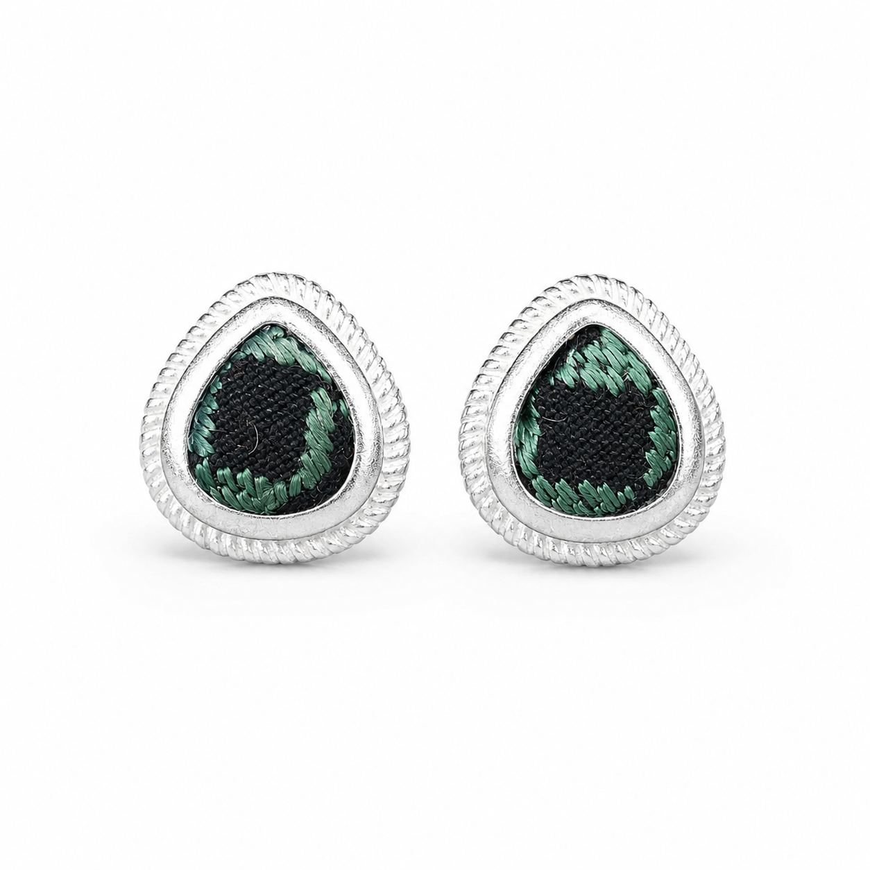 Vintage Embroidery Earrings  | Heritage