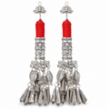 Miao Silver Earrings | Ethnic Heritage