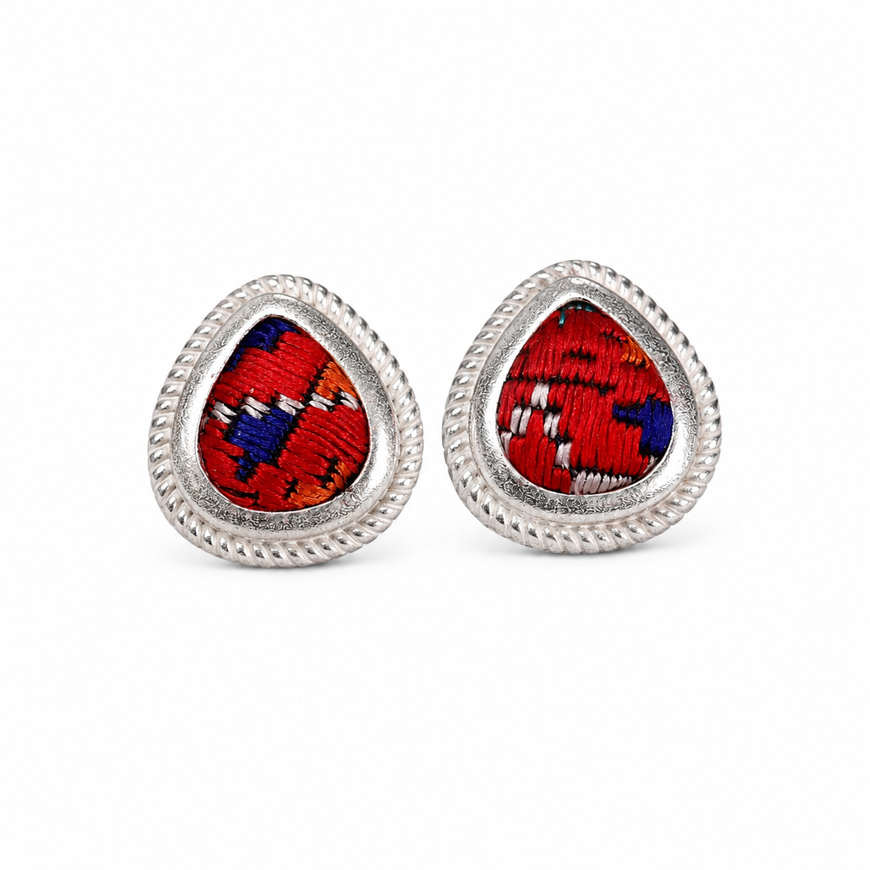 Vintage Embroidery Earrings  | Heritage