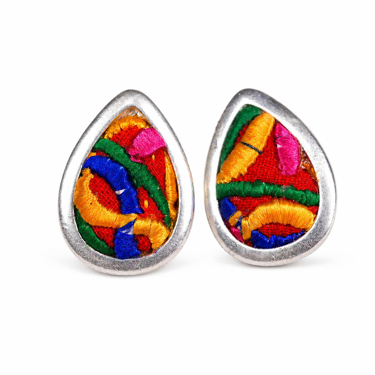 Vintage Embroidery Earrings  | Heritage