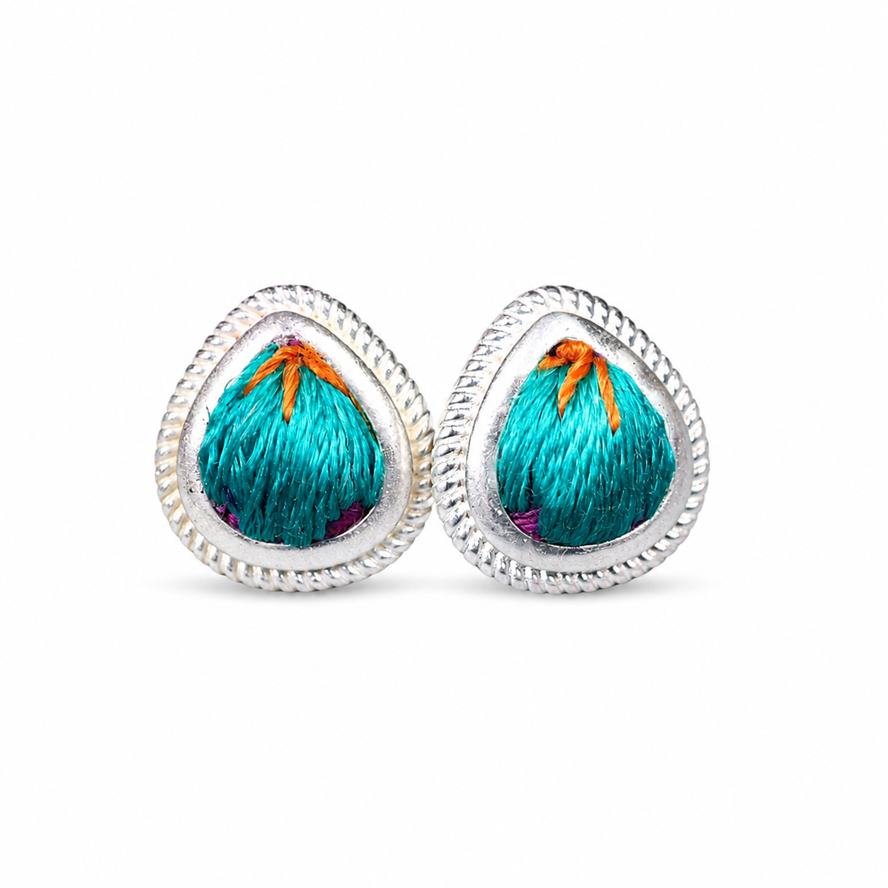 Vintage Embroidery Earrings  | Heritage