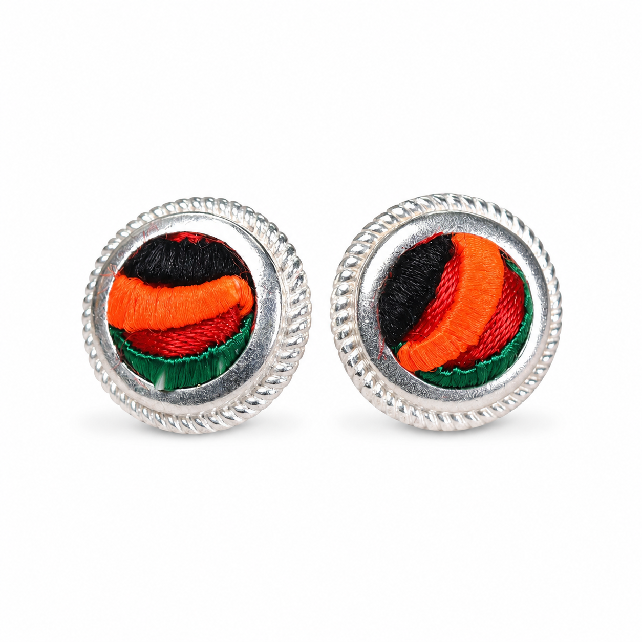 Vintage Embroidery Earrings | Heritage