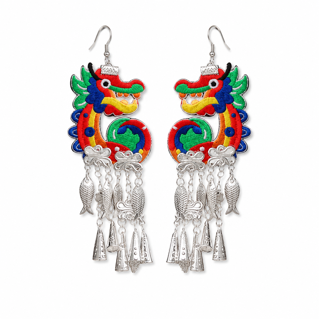 Vintage Embroidery Earrings | Heritage