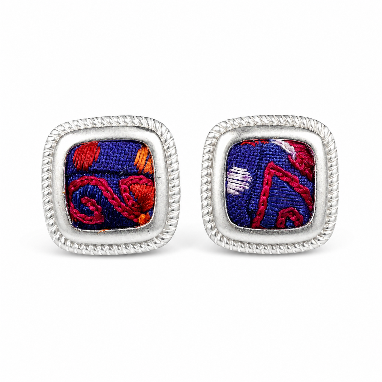 Vintage Embroidery Earrings | Heritage