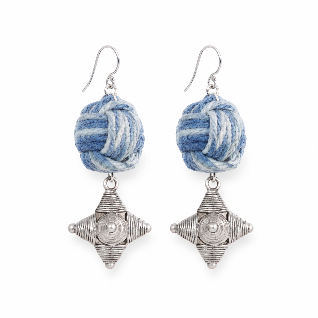 Miao Silver Earrings  | Ethnic Heritage