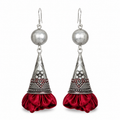 Miao Silver Earrings | Ethnic Heritage