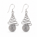 Miao Silver Earrings  | Ethnic Heritage