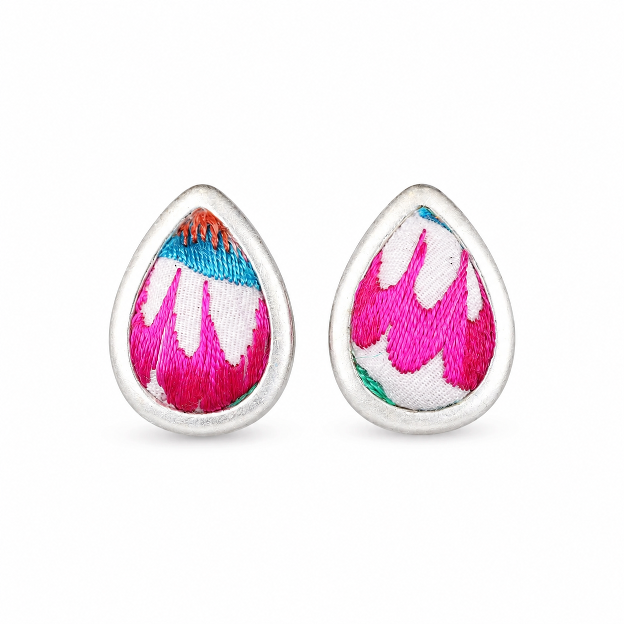 Vintage Embroidery Earrings  | Heritage