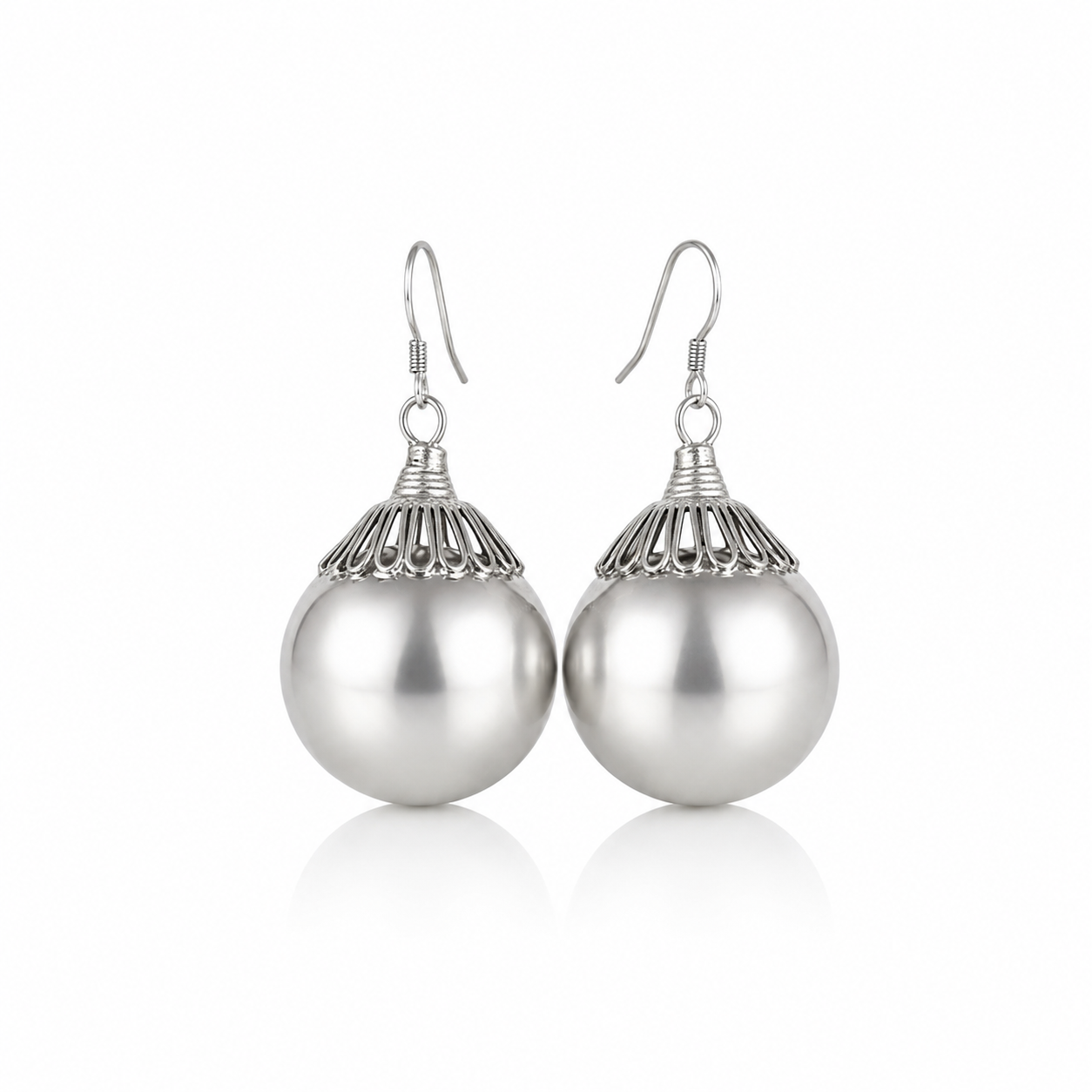 Miao Silver Earrings  | Ethnic Heritage